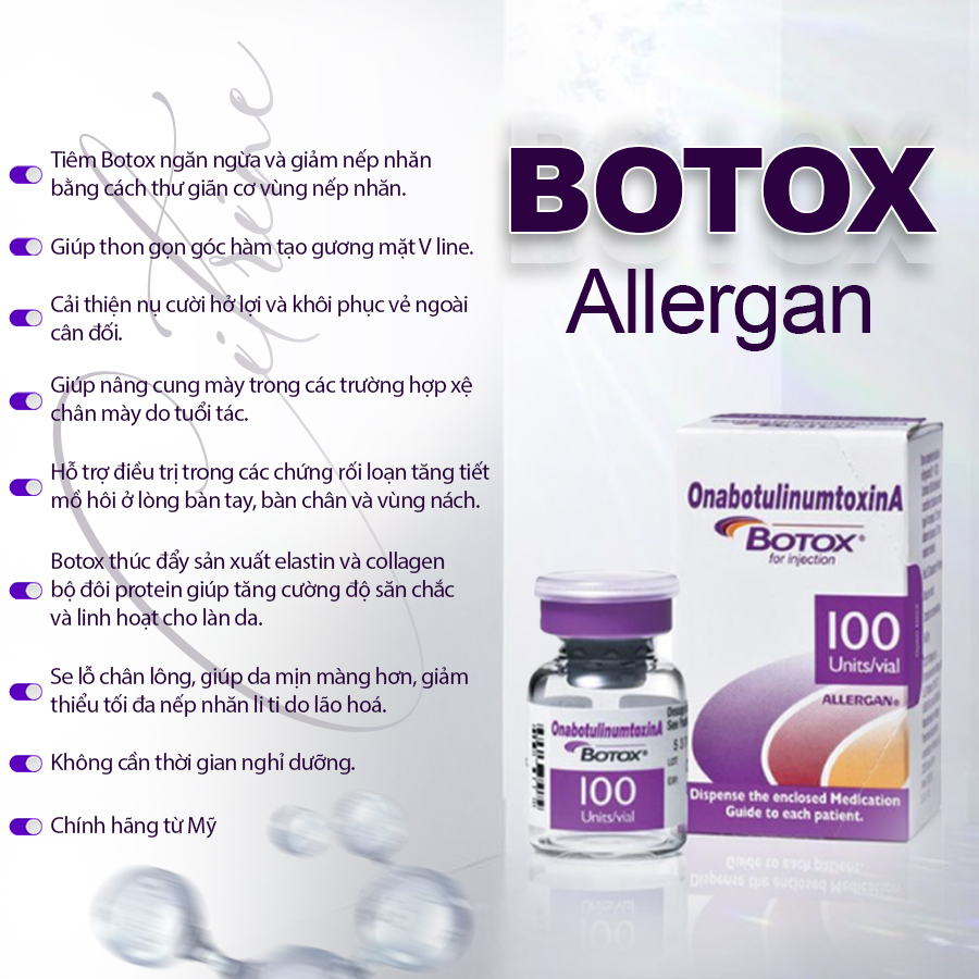 Ưu điểm của Botox Allergan