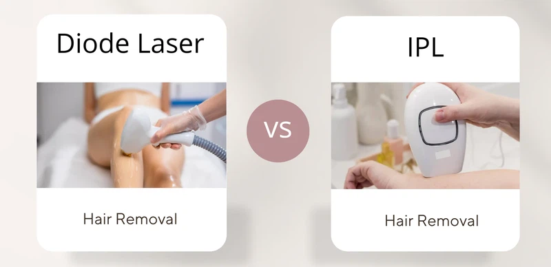 Triệt lông IPL và Diode Laser khác nhau như nào?