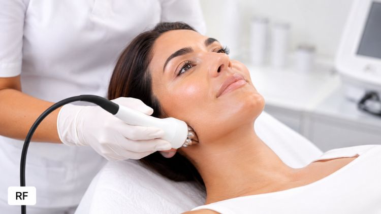 RF hỗ trợ cải thiện độ săn chắc và đường nét vùng mặt dưới
