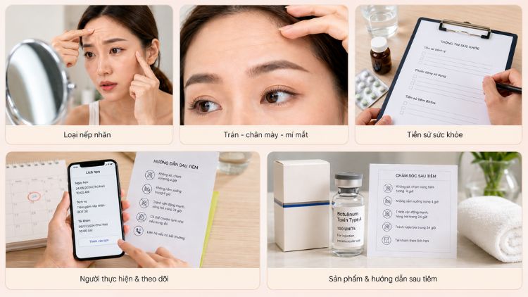 5 điều nên trao đổi với bác sĩ trước khi tiêm Botox xóa nhăn
