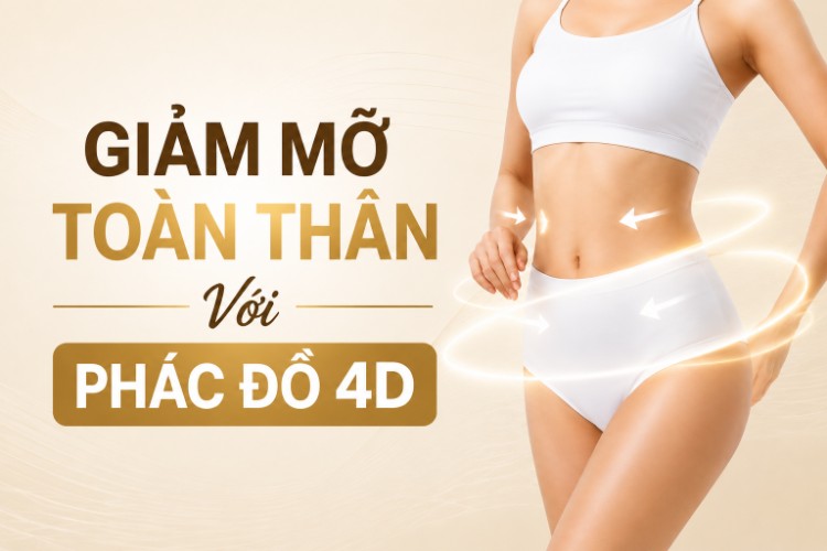 Giảm Mỡ Toàn Thân Với Phác Đồ 4D