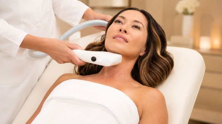 Sofwave cho da cổ nhăn mịn, giảm độ đàn hồi