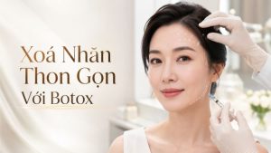 xoá nhăn thon gọn với botox