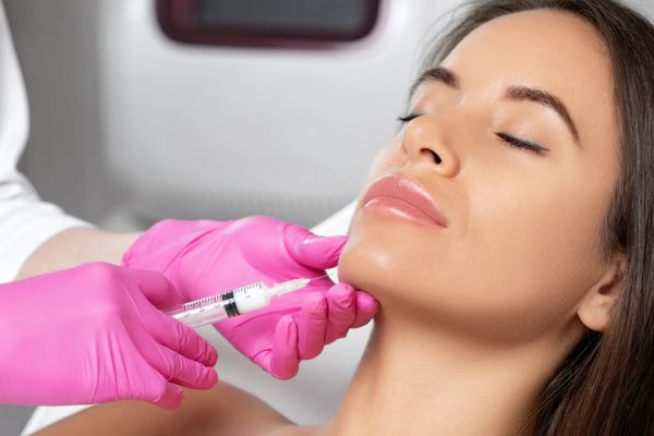 Quy trình tiêm filler cằm gồm thăm khám, tạo hình và chăm sóc sau tiêm