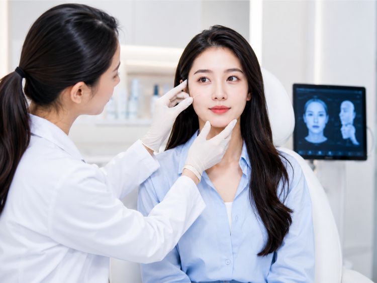 Bác sĩ cần kiểm tra filler cũ và tình trạng mô trước khi tiêm lại