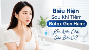 Biểu hiện sau khi tiêm botox gọn hàm