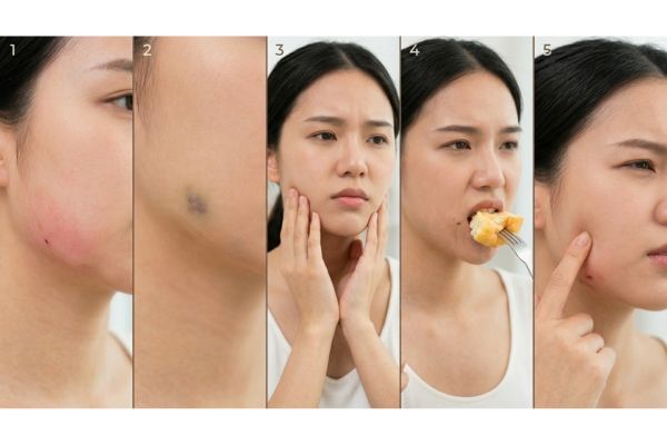 Sau tiêm Botox gọn hàm, cơ thể có thể xuất hiện vài phản ứng nhẹ