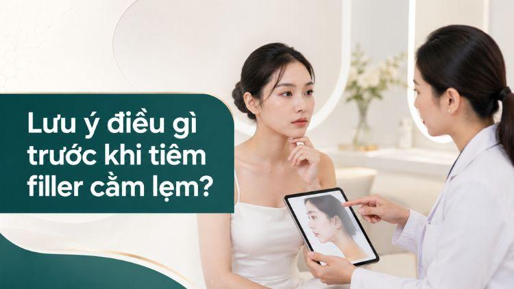 Lưu ý điều gì trước khi tiêm filler cằm lẹm?