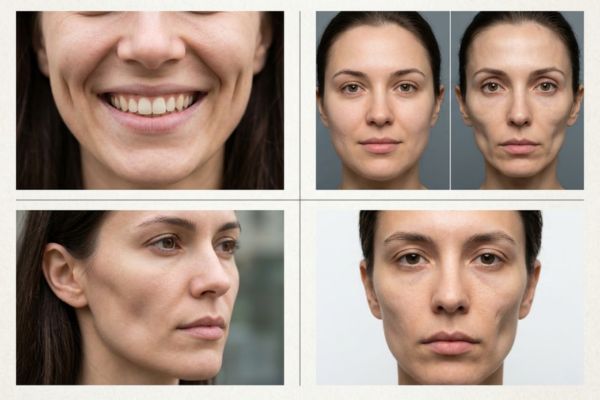Hóp má sau tiêm botox thường khiến má trũng và mặt trông gầy hơn