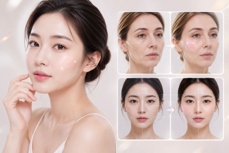 Filler có thể được cân nhắc khi vùng má thiếu thể tích và ảnh hưởng đến tỷ lệ gương mặt