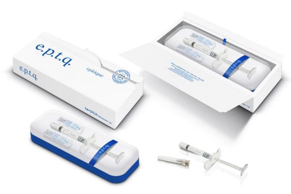E.P.T.Q là filler HA từ Hàn Quốc giúp tạo hình khuôn mặt rõ nét và ổn định