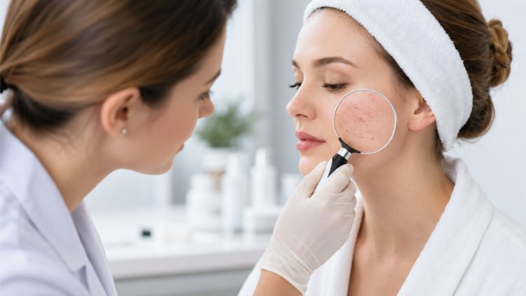 Mụn kéo dài hoặc chuyển viêm cần được bác sĩ da liễu kiểm tra