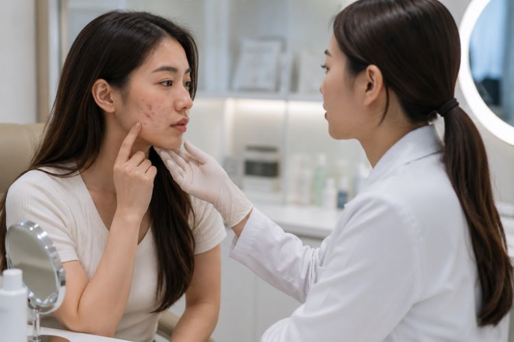 Nên thăm khám khi khó phân biệt thâm với sẹo hoặc da có dấu hiệu bất thường