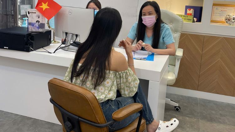 Theo dõi sau tiêm Botox gọn hàm tại Citrine