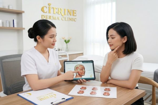 Citrine Derma Clinic là địa chỉ tiêm botox gọn hàm uy tín