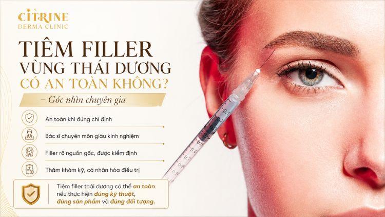 Quy trình tiêm filler cho vùng thái dương an toàn tại Citrine