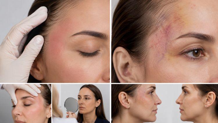 Theo dõi phản ứng sau tiêm filler thái dương chi tiết