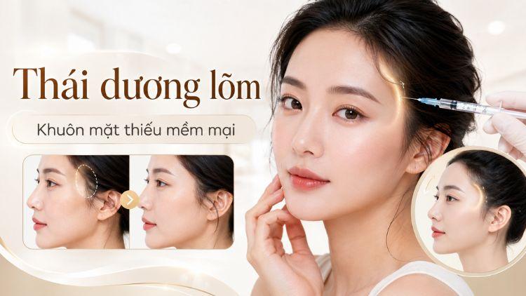Thái dương lõm làm khuôn mặt thiếu mềm mại