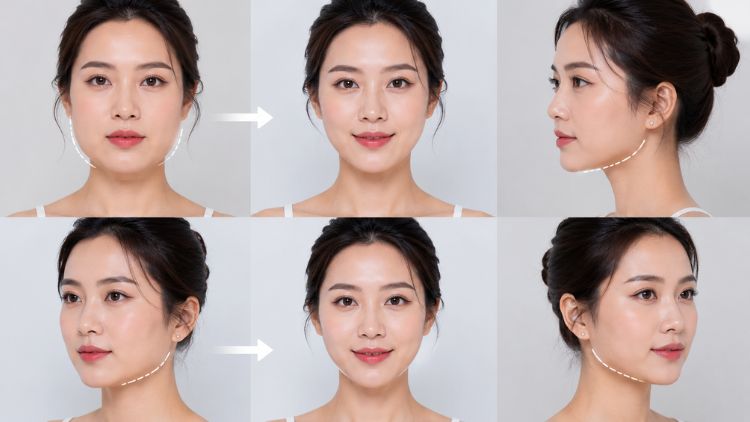 Trước và sau tiêm Botox gọn hàm thường thay đổi như thế nào