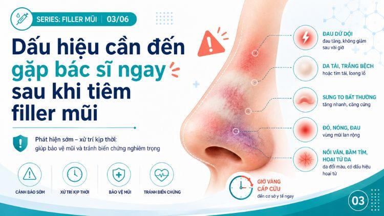 Da mũi tái trắng cảnh báo nguy cơ tắc mạch máu