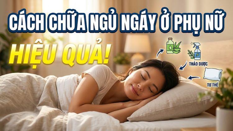 cách chữa ngủ ngáy ở phụ nữ​