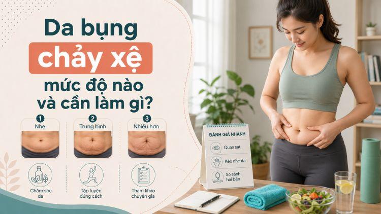 Mỗi mức độ da chùng cần hướng chăm sóc và cải thiện riêng