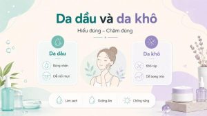 da dầu và da khô​