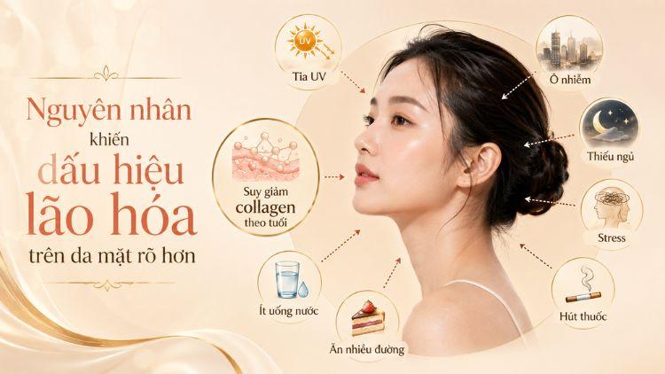 Tia UV và thiếu ngủ làm da xuống sắc nhanh