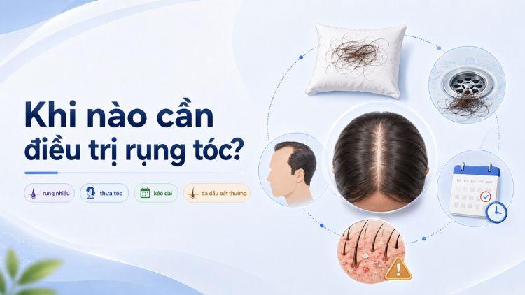 Tóc thưa kéo dài cần được bác sĩ đánh giá