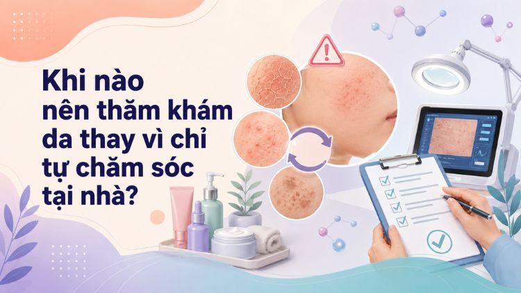 Thăm khám khi da chùng hoặc lão hóa rõ