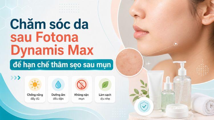 Routine phục hồi giúp hạn chế thâm sẹo sau mụn