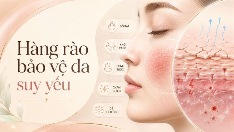 hàng rào bảo vệ da suy yếu