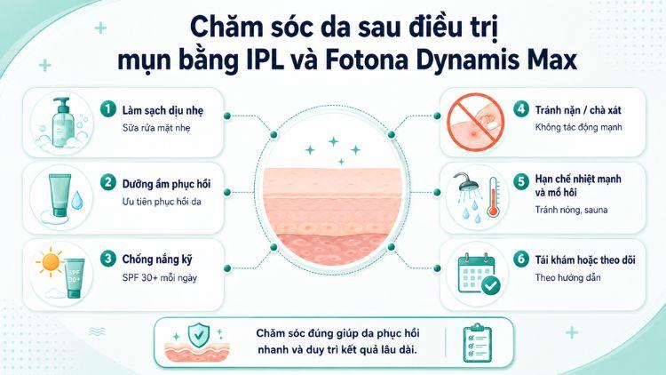 Chăm sóc đúng cách giúp làn da phục hồi ổn định hơn