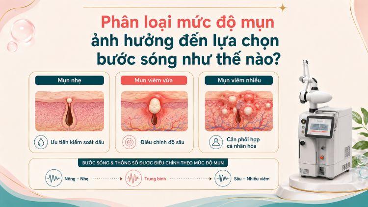 Minh họa các nhóm mụn và nguyên nhân hình thành phổ biến