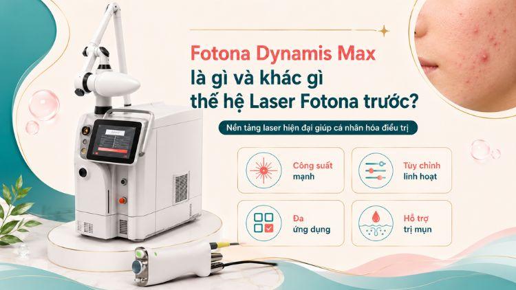 Thiết bị Fotona Dynamis Max với hai bước sóng laser