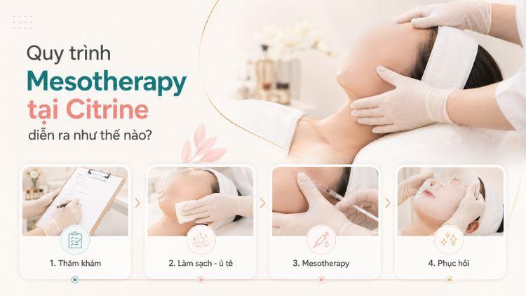 Quy trình tiêm meso được kiểm soát theo từng bước
