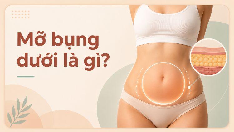 Mỡ tích tụ vùng dưới rốn với nhiều nguyên nhân khác nhau
