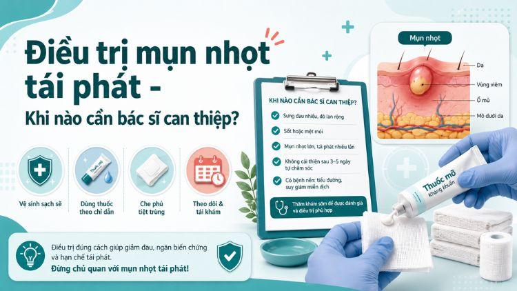Đánh giá tình trạng nhọt để lựa chọn hướng xử lý