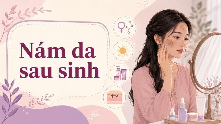 nám da sau sinh