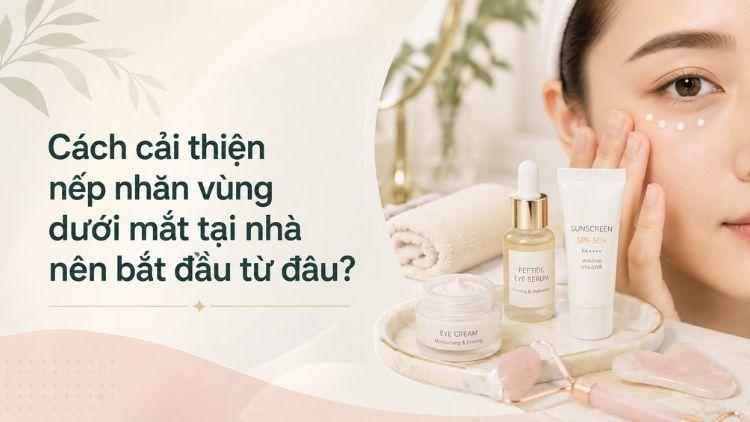 Chống nắng và dưỡng ẩm giúp bảo vệ vùng mắt