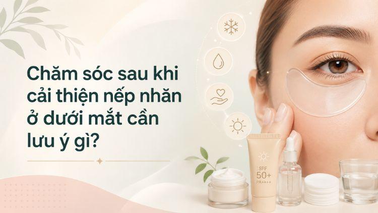 Chăm sóc đúng giúp duy trì kết quả vùng mắt