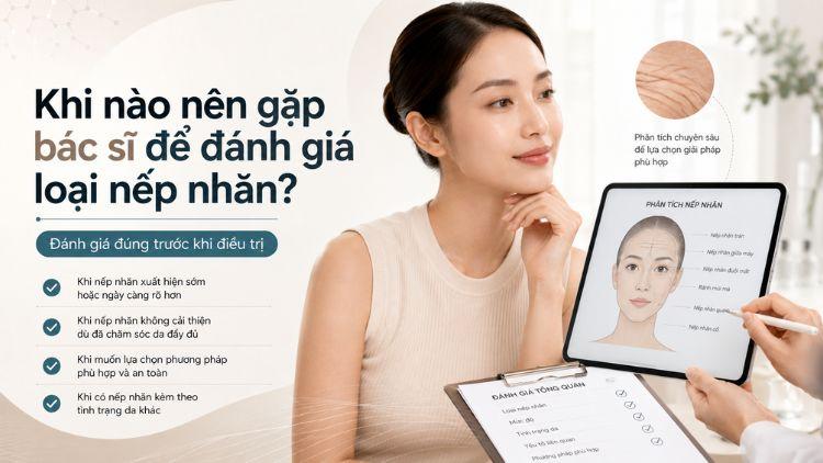 Thăm khám giúp xác định đúng loại nếp nhăn
