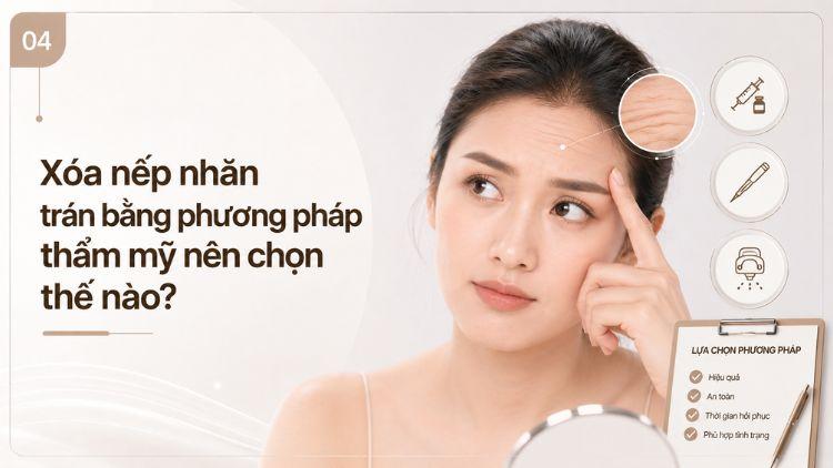 Lựa chọn phương pháp theo nguyên nhân nếp nhăn