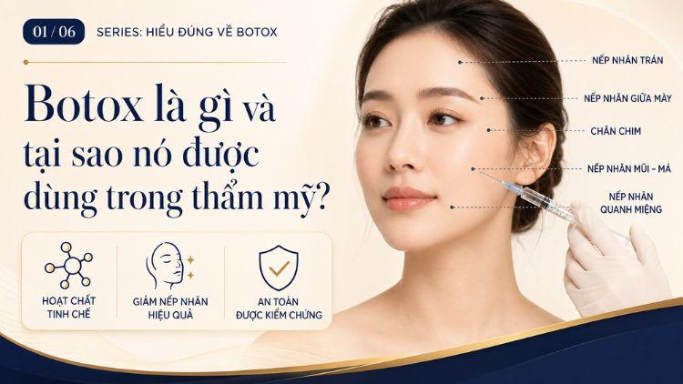Phân tích cơ chế thư giãn cơ bằng botox thẩm mỹ