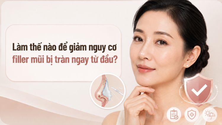 Thăm khám cấu trúc mũi trước khi tiêm filler thẩm mỹ