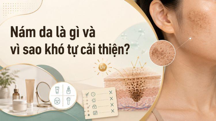 Nám da chịu ảnh hưởng từ nhiều yếu tố khác nhau