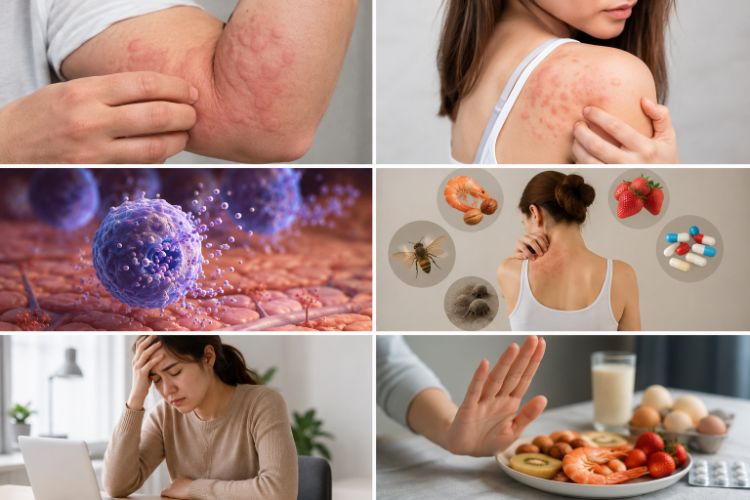 Phân biệt các dạng mày đay thường gặp