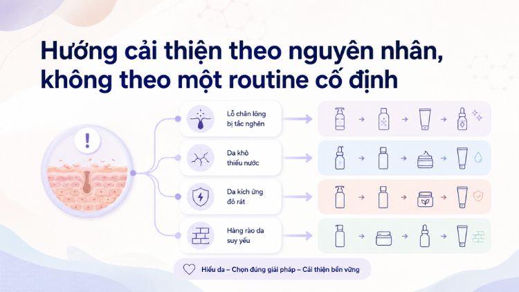 Đánh giá nguyên nhân trước khi chọn hướng cải thiện