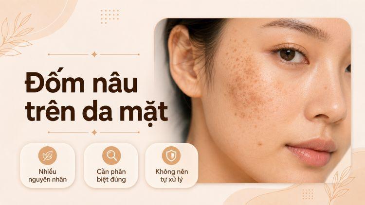 đốm nâu trên da mặt