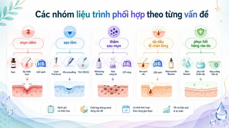 Các nhóm liệu trình phối hợp theo từng vấn đề